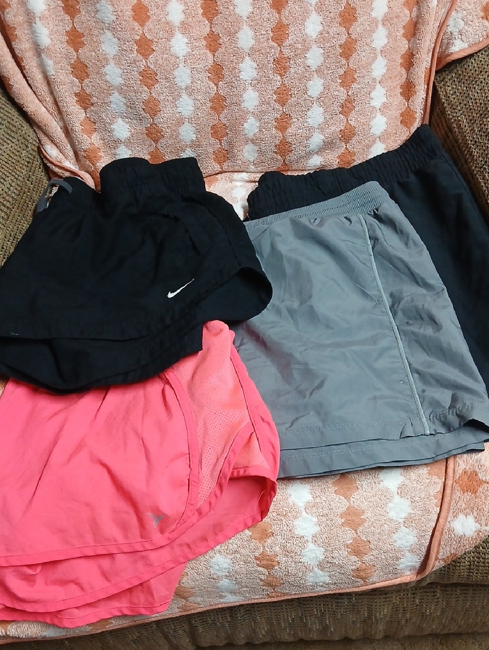 Women's Athletic Shorts — Black, Gray & Pink Mix Bundle